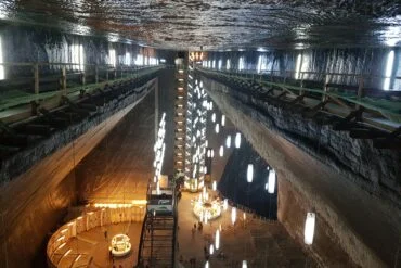Romania hiking Turda salt mines