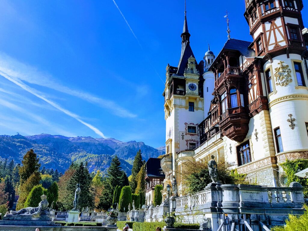 Peles Castle on tour of Romania